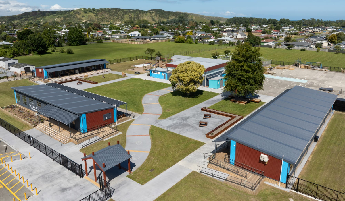 Tiaho school exterior aerial